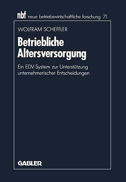 E-Book (pdf) Betriebliche Altersversorgung von Wolfram Scheffler
