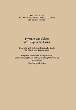 E-Book (pdf) Hymnen und Gebete der Religion des Lichts von 