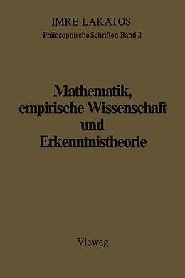 E-Book (pdf) Mathematik, empirische Wissenschaft und Erkenntnistheorie von Imre Lakatos