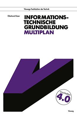 E-Book (pdf) Informationstechnische Grundbildung Multiplan von Ekkehard Kaier