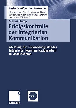 E-Book (pdf) Erfolgskontrolle der Integrierten Kommunikation von Markus Stumpf