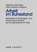 E-Book (pdf) Arbeit im Ruhestand von Günther Wachtler