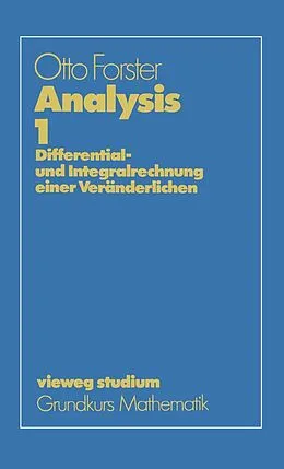 E-Book (pdf) Analysis 1 von Otto Forster