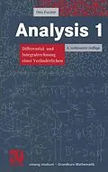 E-Book (pdf) Analysis 1 von Otto Forster