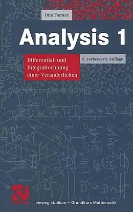 E-Book (pdf) Analysis 1 von Otto Forster