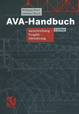 E-Book (pdf) AVA-Handbuch von Wolfgang Rösel, Antonius Busch