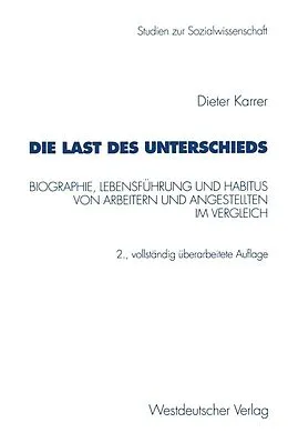 E-Book (pdf) Die Last des Unterschieds von Dieter Karrer