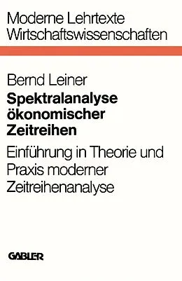 E-Book (pdf) Spektralanalyse ökonomischer Zeitreihen von Bernd Leiner