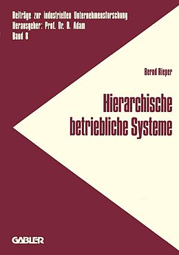 E-Book (pdf) Hierarchische betriebliche Systeme von Bernd Rieper