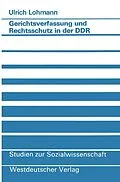 E-Book (pdf) Gerichtsverfassung und Rechtsschutz in der DDR von Ulrich Lohmann