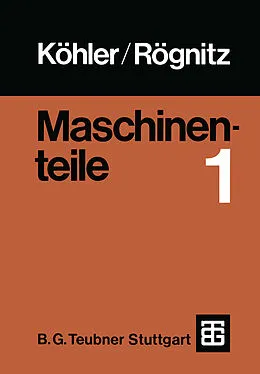 E-Book (pdf) Maschinenteile von G. Köhler