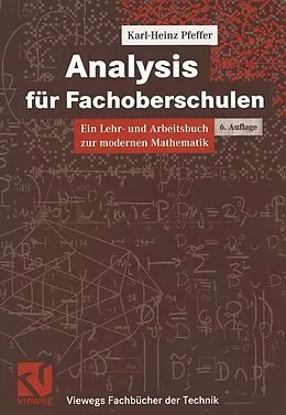 E-Book (pdf) Analysis für Fachoberschulen von Karl-Heinz Pfeffer