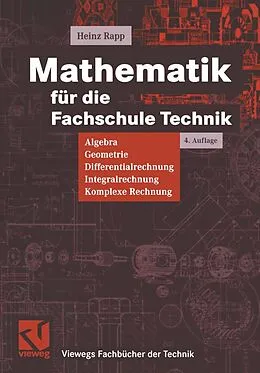 E-Book (pdf) Mathematik für die Fachschule Technik von Heinz Rapp