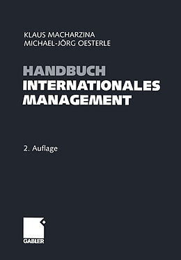 Kartonierter Einband Handbuch Internationales Management von 