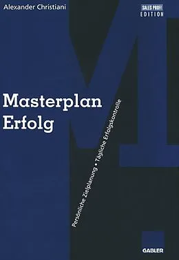 E-Book (pdf) Masterplan Erfolg von Alexander Christiani