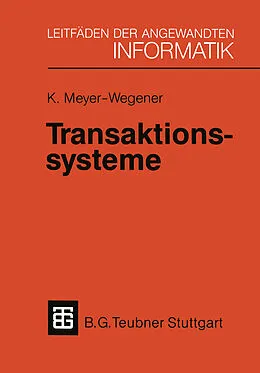 E-Book (pdf) Transaktionssysteme von Klaus Meyer-Wegener