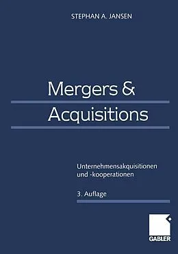 E-Book (pdf) Mergers & Acquisitions von Stephan A. Jansen