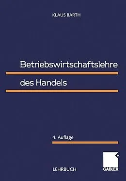 E-Book (pdf) Betriebswirtschaftslehre des Handels von Klaus Barth