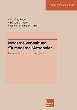 E-Book (pdf) Moderne Verwaltung für moderne Metropolen von 