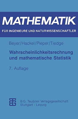 E-Book (pdf) Wahrscheinlichkeitsrechnung und mathematische Statistik von Otfried Beyer, Horst Hackel, Volkmar Pieper