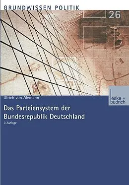 E-Book (pdf) Das Parteiensystem der Bundesrepublik Deutschland von Ulrich Alemann