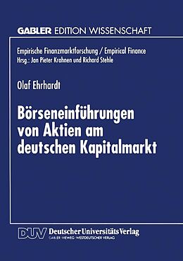 E-Book (pdf) Börseneinführungen von Aktien am deutschen Kapitalmarkt von 
