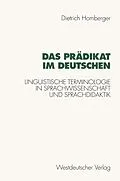 E-Book (pdf) Das Prädikat im Deutschen von Dietrich Homberger