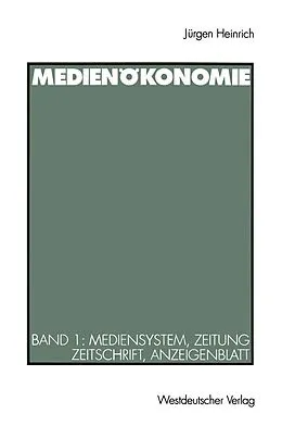E-Book (pdf) Medienökonomie von Jürgen Heinrich
