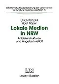 E-Book (pdf) Lokale Medien in NRW von Ulrich Pätzold, Horst Röper