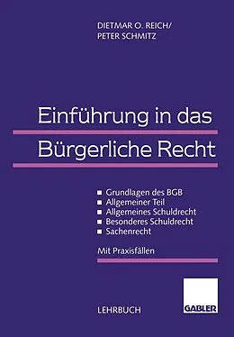 E-Book (pdf) Einführung in das Bürgerliche Recht von Dietmar O. Reich, Peter Schmitz