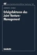 E-Book (pdf) Erfolgsfaktoren des Joint Venture-Management von Jürgen Eisele