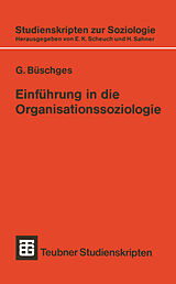E-Book (pdf) Einführung in die Organisationssoziologie von Günter Büschges