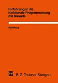 E-Book (pdf) Einführung in die funktionale Programmierung mit Miranda von Ralf Thomas Walter Hinze