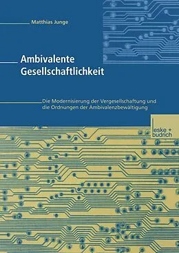 E-Book (pdf) Ambivalente Gesellschaftlichkeit von Matthias Junge