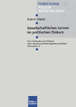 E-Book (pdf) Gesellschaftliches Lernen im politischen Diskurs von Katrin Hater
