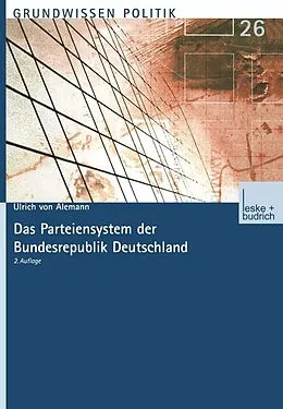 E-Book (pdf) Das Parteiensystem der Bundesrepublik Deutschland von Ulrich Alemann