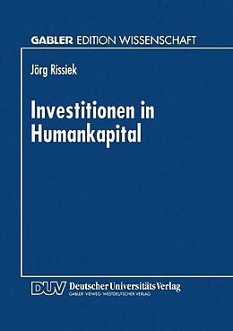 E-Book (pdf) Investitionen in Humankapital von 