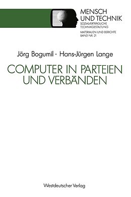 E-Book (pdf) Computer in Parteien und Verbänden von Hans-Jürgen Lange