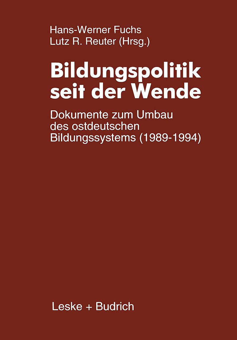 Bildungspolitik seit der Wende