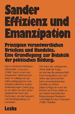 E-Book (pdf) Effizienz und Emanzipation von Wolfgang Sander