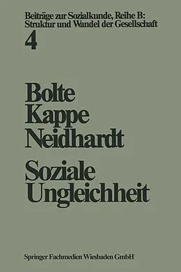 E-Book (pdf) Soziale Ungleichheit von Karl Martin Bolte, Dieter Kappe, Friedhelm Neidhardt