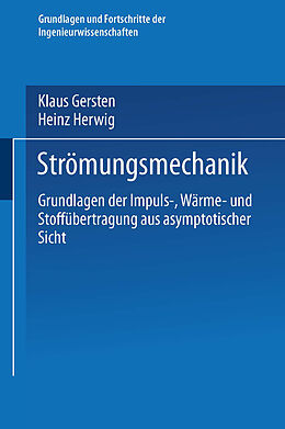 Kartonierter Einband Strömungsmechanik von Klaus Gersten, Heinz Herwig