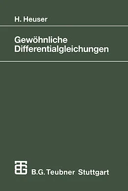 E-Book (pdf) Gewöhnliche Differentialgleichungen von Harro Heuser