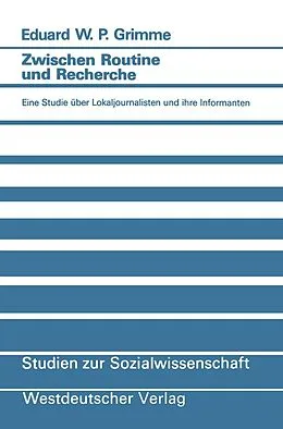 E-Book (pdf) Zwischen Routine und Recherche von Eduard W. P. Grimme