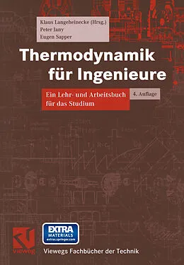 E-Book (pdf) Thermodynamik für Ingenieure von Klaus Langeheinecke, Peter Jany, Eugen Sapper