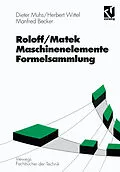E-Book (pdf) Roloff/Matek Maschinenelemente Formelsammlung von Dieter Muhs, Herbert Wittel, Manfred Becker