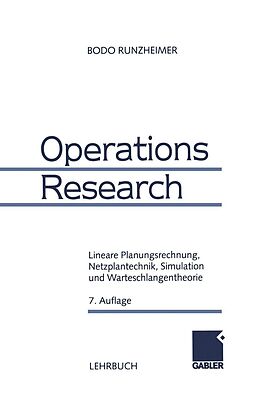 E-Book (pdf) Operations Research von Bodo Runzheimer