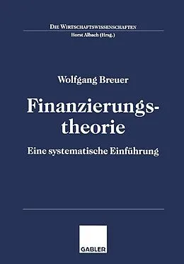 E-Book (pdf) Finanzierungstheorie von Wolfgang Breuer