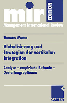 E-Book (pdf) Globalisierung und Strategien der vertikalen Integration von Thomas Wrona