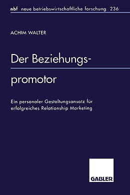 E-Book (pdf) Der Beziehungspromotor von Achim Walter